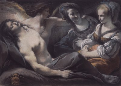 Armida Gazes on the Sleeping Rinaldo by Giuseppe Cades